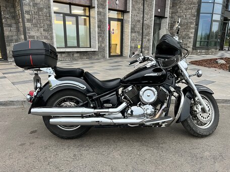 2008 Yamaha XVS1100, чёрный, 680000 рублей, вид 2