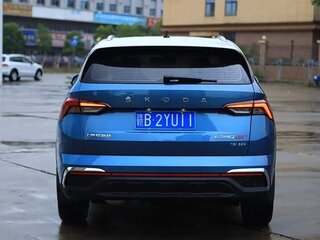 2021 Skoda Kamiq GT I (China Market), синий, 1623000 рублей, вид 4