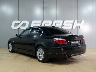2009 BMW 5 серии 520i V (E60/E61) Рестайлинг, чёрный, 749000 рублей, вид 2