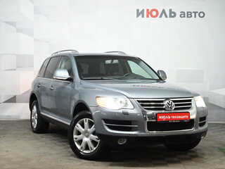 2008 Volkswagen Touareg I Рестайлинг, серый, 830000 рублей, вид 3
