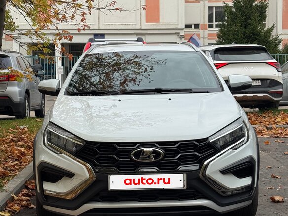 2024 Lada (ВАЗ) Vesta SW Cross I Рестайлинг (NG), белый - вид 1