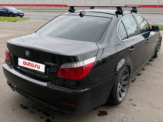 2007 BMW 5 серии 525i V (E60/E61) Рестайлинг, чёрный, 1350000 рублей, вид 3