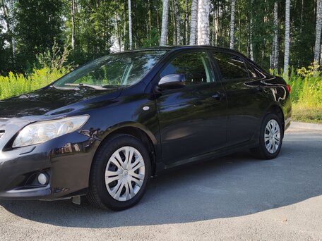 2008 Toyota Corolla AMT X (E140, E150), чёрный, 649000 рублей, вид 1