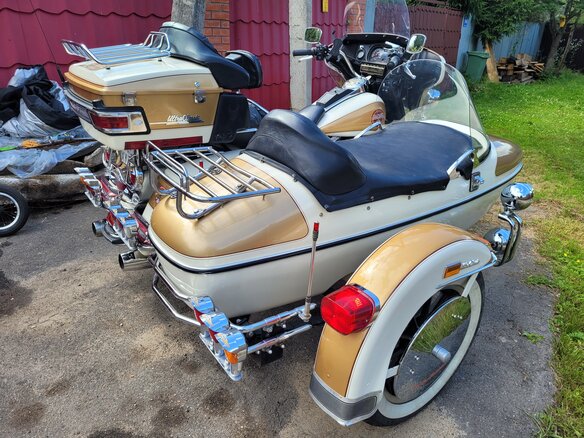 1994 Harley-Davidson Electra Glide, бежевый, 930000 рублей - вид 4