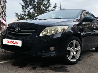 2007 Toyota Corolla X (E140, E150), чёрный, 600000 рублей, вид 2