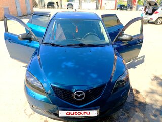 2007 Mazda 3 I (BK) Рестайлинг, синий, 415000 рублей, вид 3