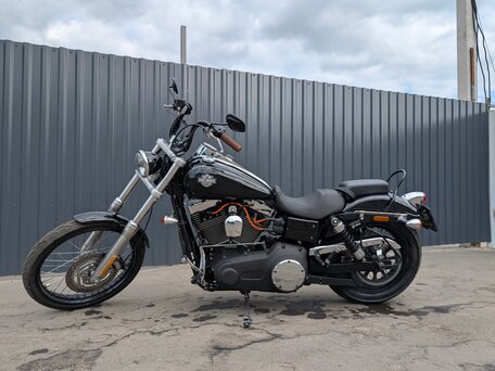 2008 Harley-Davidson Dyna Wide Glide, чёрный, 760000 рублей, вид 1