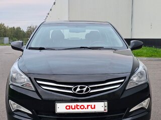 2014 Hyundai Solaris I Рестайлинг, чёрный, 1080000 рублей, вид 4