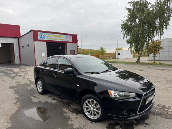 2012 Mitsubishi Lancer X Рестайлинг, чёрный, 830000 рублей