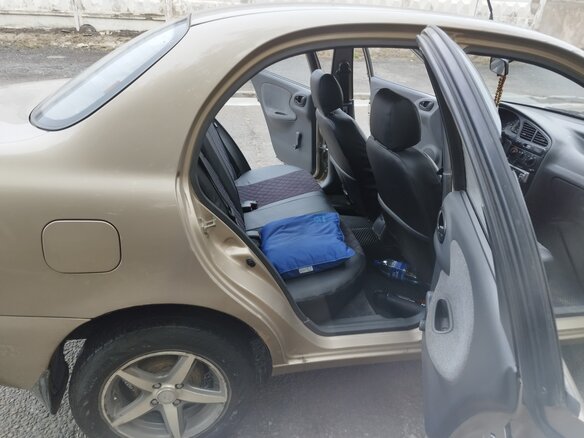 2007 Daewoo Lanos, бежевый - вид 12