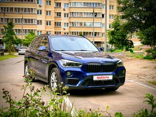 2018 BMW X1 18d xDrive II (F48), синий, 2320000 рублей, вид 3