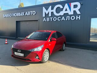 2022 Hyundai Solaris II Рестайлинг, красный, 1470000 рублей, вид 1