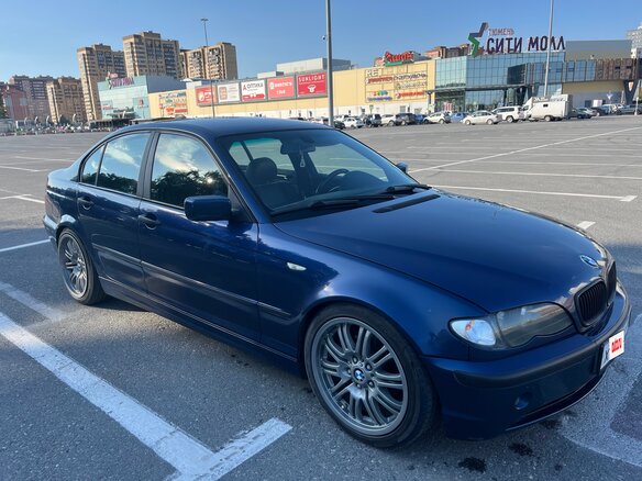 2004 BMW 3 серии 320d IV (E46) Рестайлинг, синий, 810000 рублей - вид 3