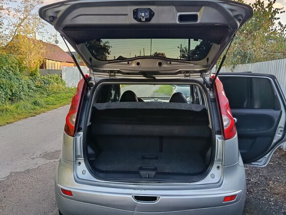 2012 Nissan Note I Рестайлинг, серый - вид 12