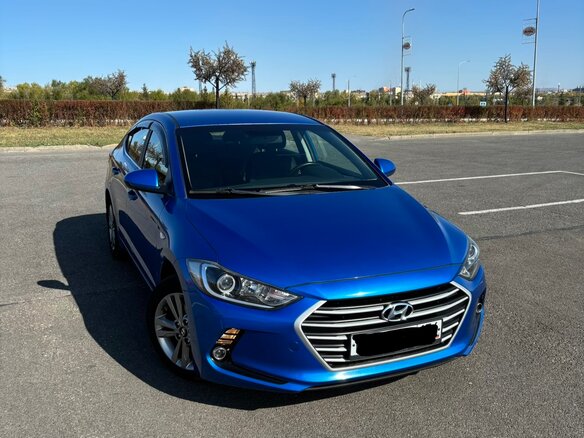 2016 Hyundai Elantra VI (AD), синий, 1320000 рублей - вид 6