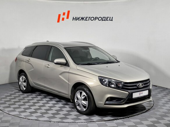 2020 Lada (ВАЗ) Vesta SW I, серый, 1090000 рублей - вид 3