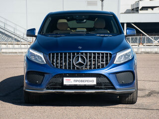 2018 Mercedes-Benz GLE Coupe 350 d I (C292), синий, 3728000 рублей, вид 2
