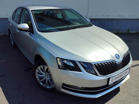 2019 Skoda Octavia III (A7) Рестайлинг, серебристый, 1585000 рублей, вид 4