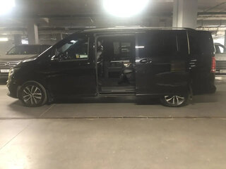 2022 Mercedes-Benz V-Класс Long 250 длинный III (W447) Рестайлинг, чёрный, 5450000 рублей, вид 4