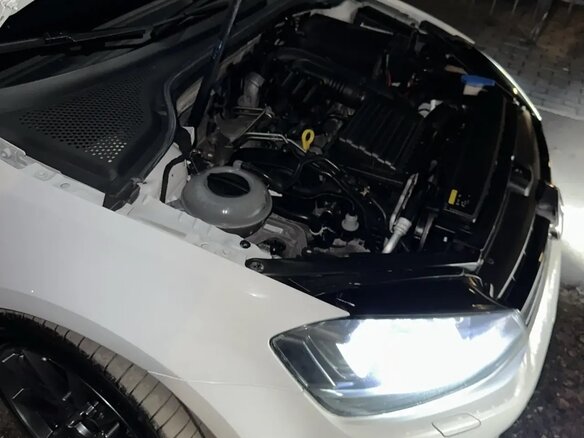 2014 Volkswagen Golf VII, белый - вид 7