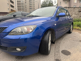 2007 Mazda 3 I (BK) Рестайлинг, синий, 430000 рублей, вид 1