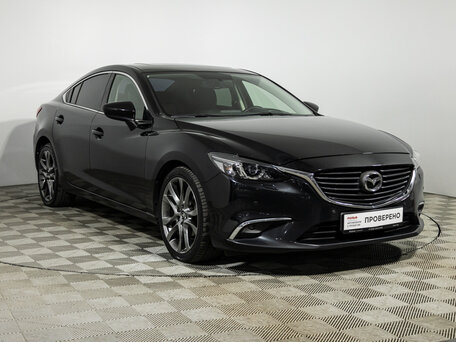 2015 Mazda 6 III (GJ) Рестайлинг, чёрный, 1699700 рублей, вид 3