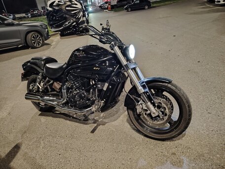 2013 Hyosung Aquila GV650, чёрный, 410000 рублей, вид 4