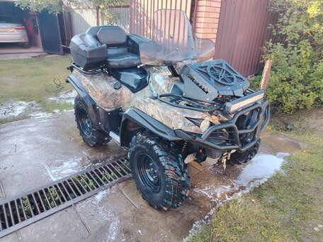 2017 Yamaha Grizzly 700, зелёный, 1150000 рублей, вид 1