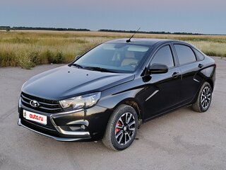 2017 Lada (ВАЗ) Vesta I, чёрный, 785000 рублей, вид 1