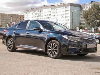 2018 Kia Optima IV Рестайлинг, синий, 1850000 рублей, вид 4