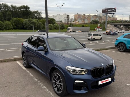 2021 BMW X4 M40d II (G02), синий, 4900000 рублей, вид 4