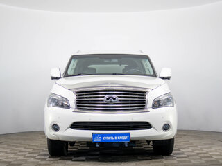2014 Infiniti QX80 I Рестайлинг, белый, 2149000 рублей, вид 2