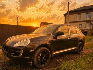 2008 Porsche Cayenne S I Рестайлинг (957), зелёный, 1035000 рублей, вид 1