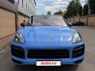 2021 Porsche Cayenne Coupé III, голубой, 8000000 рублей, вид 3