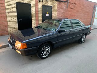 1990 Audi 100 III (C3) Рестайлинг, синий, 280000 рублей, вид 2