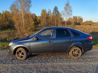 2015 Lada (ВАЗ) Granta I, серый, 445000 рублей, вид 4