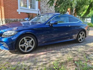 2020 Mercedes-Benz C-Класс 200 IV (W205) Рестайлинг, синий, 3680000 рублей, вид 3