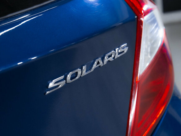 2013 Hyundai Solaris I, синий - вид 10
