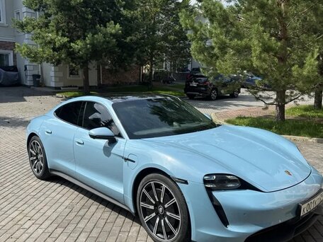2021 Porsche Taycan 4S I, синий, 8500000 рублей, вид 2