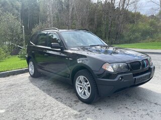 2004 BMW X3 30i I (E83), чёрный, 720000 рублей, вид 3