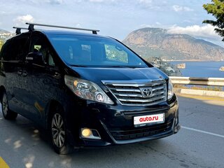 2011 Toyota Alphard II, чёрный, 3140000 рублей, вид 1