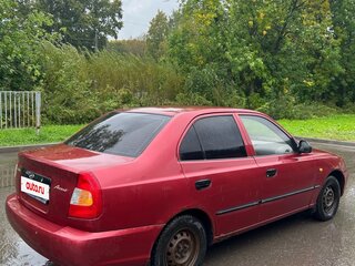 2005 Hyundai Accent ТагАЗ II, красный, 140000 рублей, вид 2
