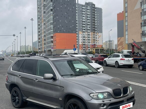 2006 BMW X5 4.4i I (E53) Рестайлинг, серый, 450000 рублей