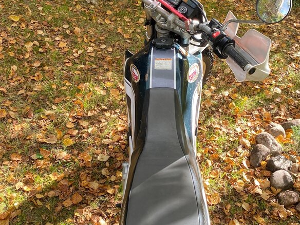 2002 Yamaha XT225 Serow, зелёный, 225000 рублей - вид 4