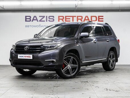 2011 Toyota Highlander II (XU40) Рестайлинг, серый, 1970000 рублей, вид 1