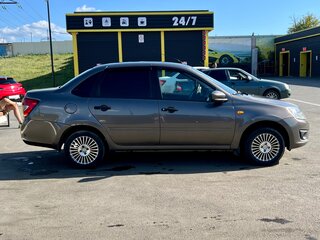 2016 Lada (ВАЗ) Granta I, коричневый, 465000 рублей, вид 4