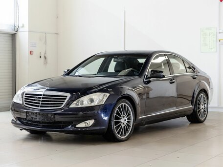 2008 Mercedes-Benz S-Класс 550 V (W221), синий, 1000000 рублей, вид 3