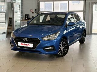2018 Hyundai Solaris II, синий, 1280000 рублей, вид 1