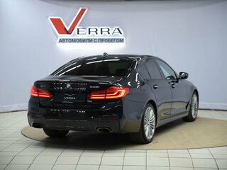 2018 BMW 5 серии 530i xDrive VII (G30/G31/G38), чёрный, 2790000 рублей, вид 5