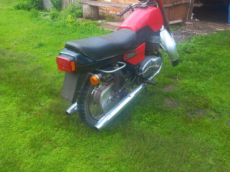 1982 Jawa 350/634, красный, 100000 рублей, вид 1